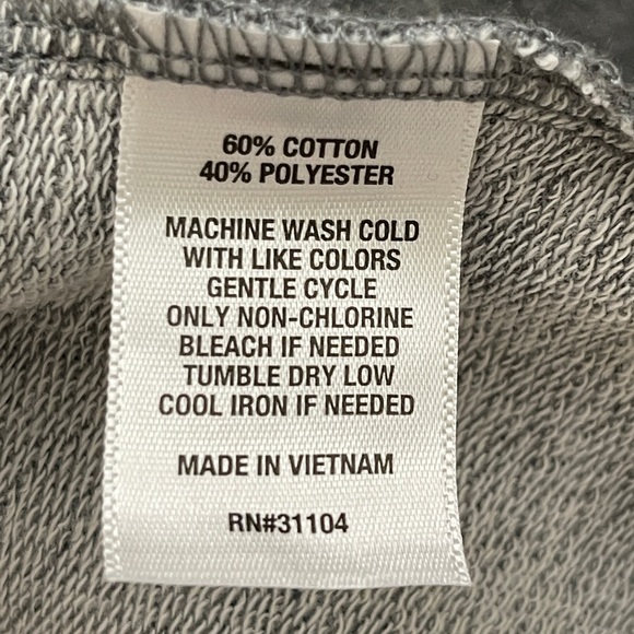 Cabana by Crown & Ivy | Women's Crew Neck Sweeper Sweatshirt | Gray | Size S | - Picture 5 of 5